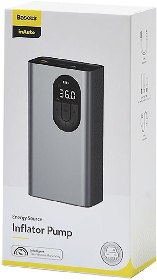 Baseus mini kompresor samochodowy CRCQB02-0A - zdjęcie 11 Baseus mini kompresor samochodowy CRCQB02-0A