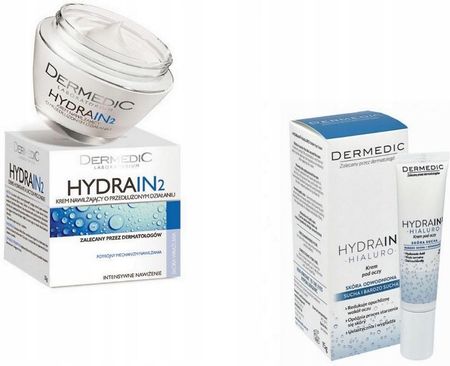Dermedic HYDRAIN2 Krem 50 + Hydrain3 pod Oczy 15ml