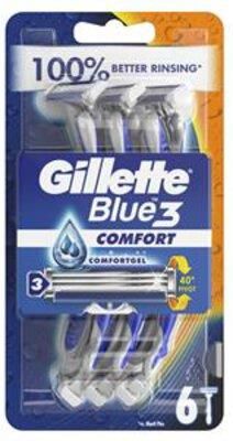 Gillette Blue3 Comfort Jednorazowa Maszynka Do Golenia Dla Mężczyzn 6 szt
