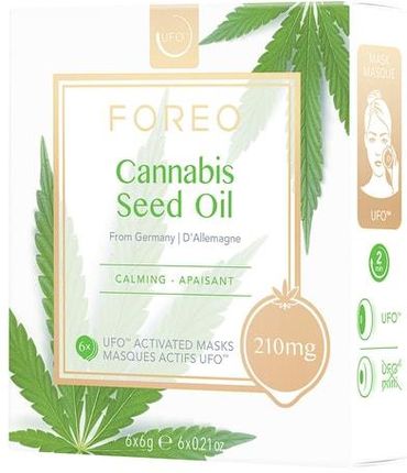 FOREO Cannabis Seed Oil maseczka aktywowana UFO 6x6g