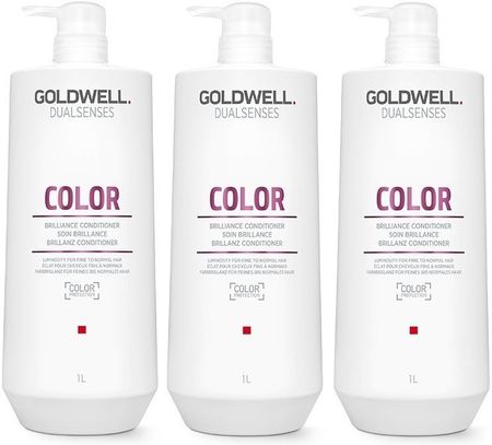 Goldwell Dualsenses Color Zestaw Odżywka Do Włosów Farbowanych 3x1000ml