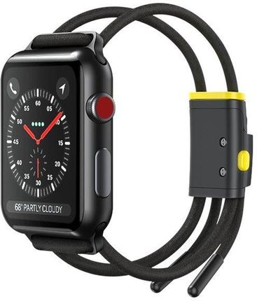 BASEUS Pasek do Apple Watch 3/4/5/6/SE 38-40mm szary/żółty