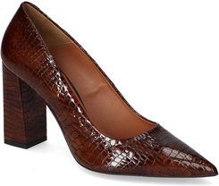 Zdjęcie Czółenka Fabio Fabrizi 784 Brązowe lakier - Siemiatycze