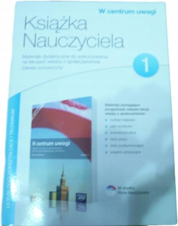W Centrum Uwagi 1 ksiązka nauczyciela Testy Zr - ceny i opinie - Ceneo.pl