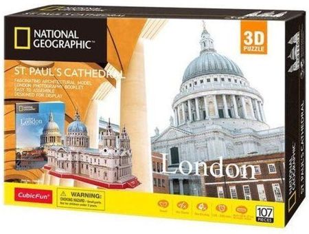 Fun Puzzle 3D National Geographic St. Paul\'s Cathedral 107El.