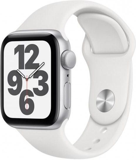 Apple Watch - Apple Watch SE 40mm シルバーアルミ ホワイト Buy Apple Watch SE GPS, 40mm Silver Aluminum Case with Blue