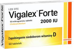 Vigalex Forte 2000 IU 60 tabl. - Witaminy i minerały