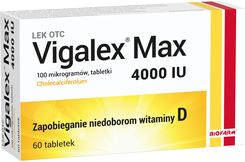 Vigalex Max 4000 IU 60 tabl. - opinii