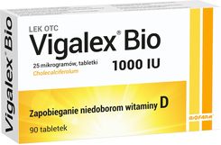 Vigalex Bio 1000 IU 90 tabl. - Witaminy i minerały