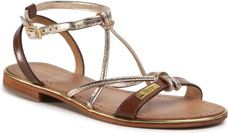 Sandały LES TROPEZIENNES Hirondel 11513 Tan/Gold Ceny i opinie