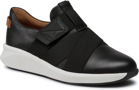 Sneakersy CLARKS - Un Rio Strap 261456144  Black Leather