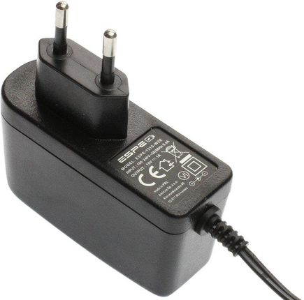 Espe Zasilacz impulsowy 15V 1A 15W ESPE-1515-W2E - (+) w środku (12W) - zdjęcie 2