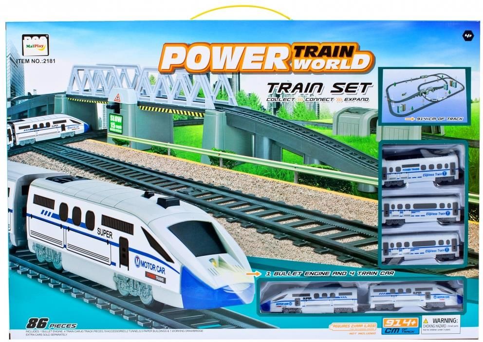 Malplay Kolejka Elektryczna Pociąg Tory Xxl 914 el. 220411 - zdjęcie 6 Malplay Kolejka Elektryczna Pociąg Tory Xxl 914 el. 220411
