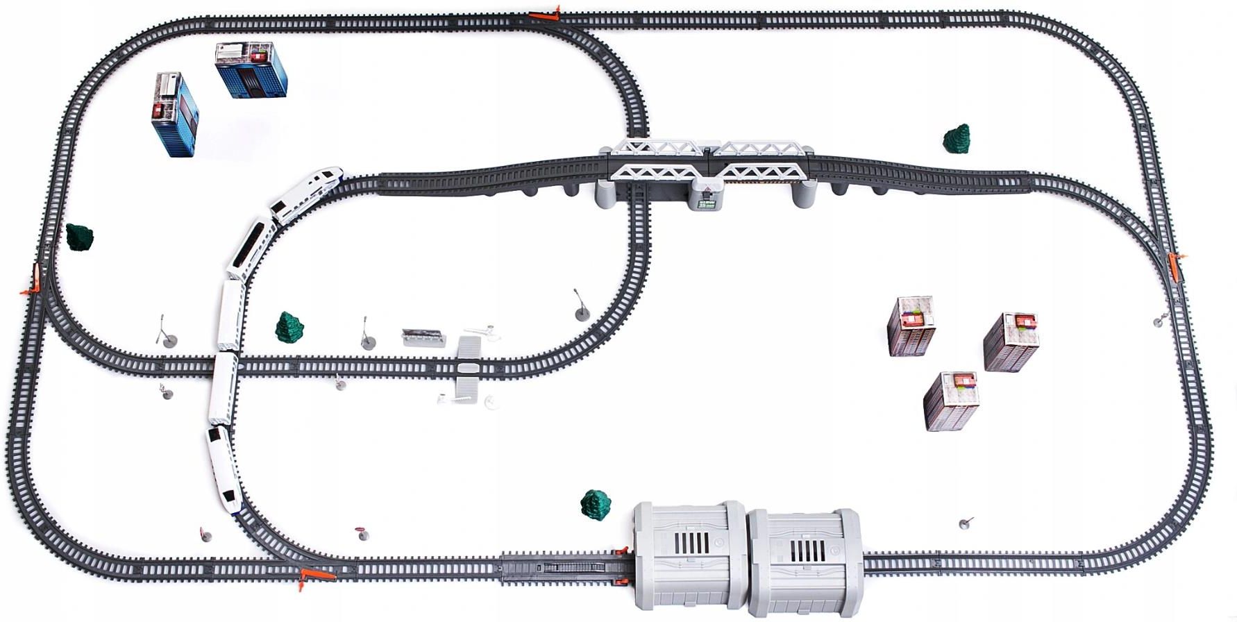 Malplay Kolejka Elektryczna Pociąg Tory Xxl 914 el. 220411