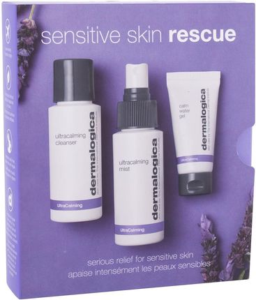 Dermalogica Sensitive Skin Rescue Zestaw Lekki Żel Nawilżający 15 Ml + Delikatny Tonik Dla Cer Bardzo Wrażliwych 50 Ml + Delikatny Żel Myjący Do Twarz