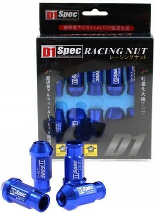 NAKRĘTKI FELG D1SPEC REPLICA RACE M12X1.5 BLUE