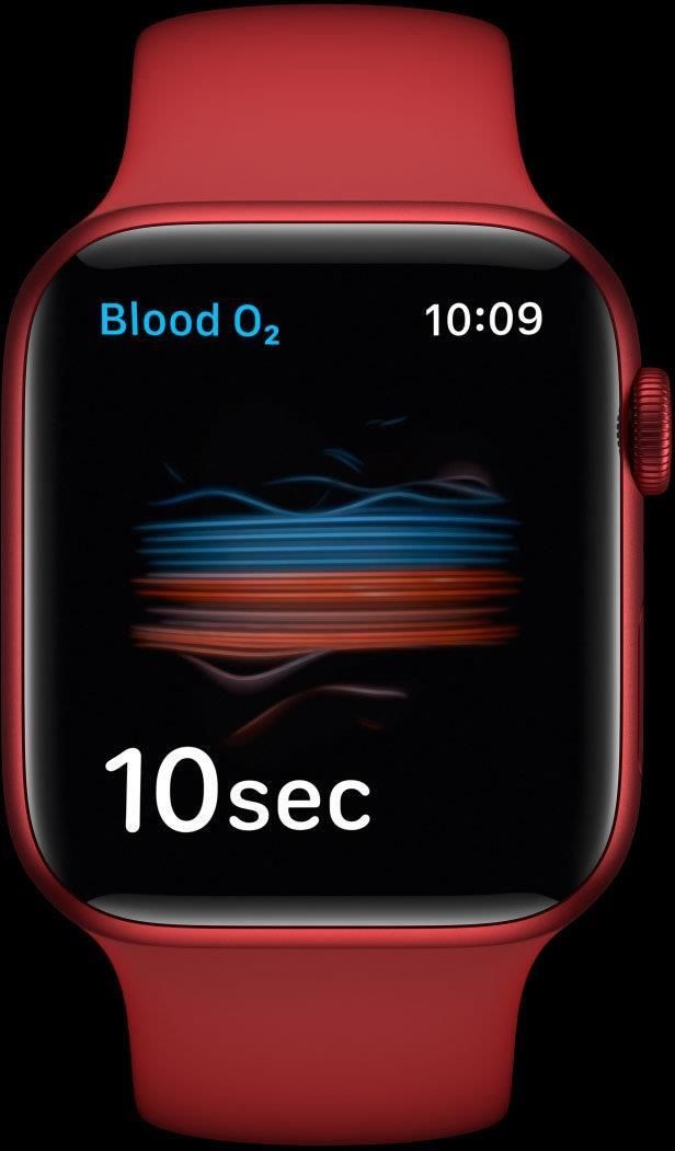 Apple Watch 6 Cellular Koperta 40mm Czerwona z Aluminium z Paskiem