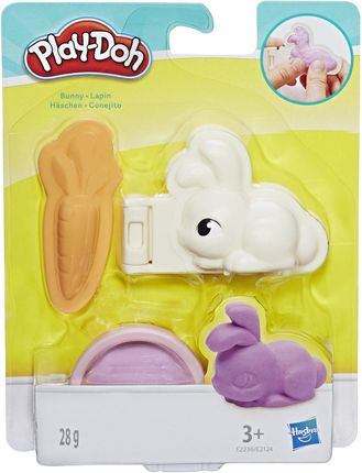 Hasbro Play-Doh Mini zwierzątko Króliczek z akcesoriami i tubą E2236