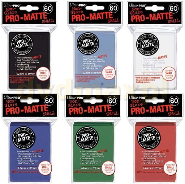 Mtg Sleeves 60ct Pro-Matte Pink Small Deck Protectors  Matte Finish Sleeves  For 62x89mm Cards Card Deck Protectors