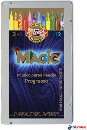 Kredki PROGRESSO MAGIC 8772 12kol. KOH i Noor