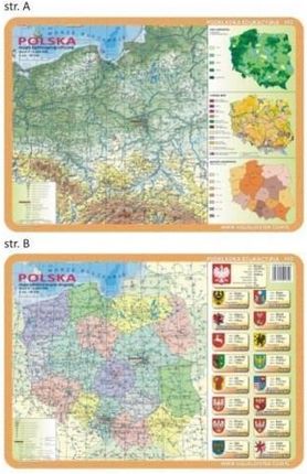 Podkładka Edu. 062 - Polska Mapy Visual System