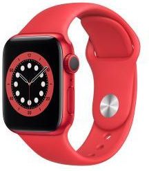 Apple Watch 6 Koperta 40mm Czerwona z Aluminium z Paskiem sportowym Czerwonym (M00A3WBA)
