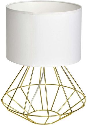 Milagro Lampa Stołowa Lupo E27 Biały/Złoty Mlp6268