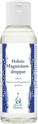 Holistic Magnesium-droppar - Woda z Wielkiego Jeziora Słonego 100ml - Suplement diety Great Salt Lake magnez chlorek