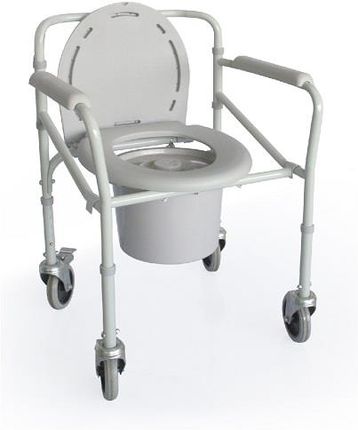 Timago Krzesło toaletowe na kółkach do 120 kg TGR-R KT 023C