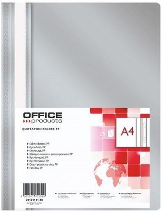 Skoroszyt A4 Pp A'25 Szary /Office Products