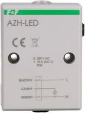 F&F  Automat Zmierzchowy Do Źródeł Światła Led Azh Z Wewnętrznym Czujnikiem Światłoczułym (Azhled)