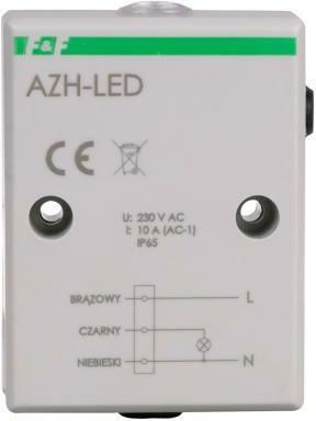 F&F  Automat Zmierzchowy Do Źródeł Światła Led Azh Z Wewnętrznym Czujnikiem Światłoczułym (Azhled)