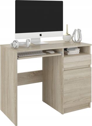 Meble biurko komputerowe stolik 96cm sonoma N35