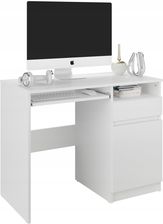 Zdjęcie Meble biurko komputerowe stolik 96cm białe N35 - Kalisz