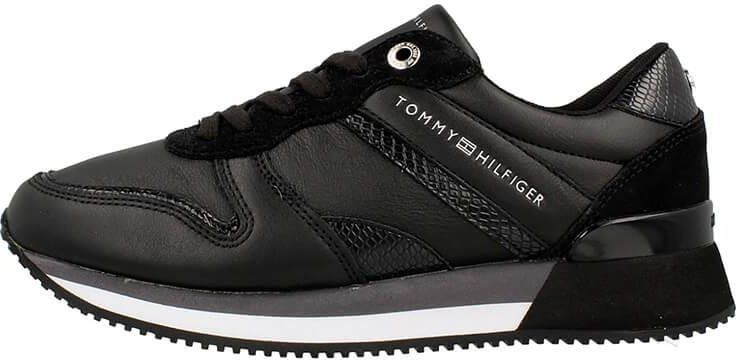 tommy hilfiger sneakersy damskie czarne