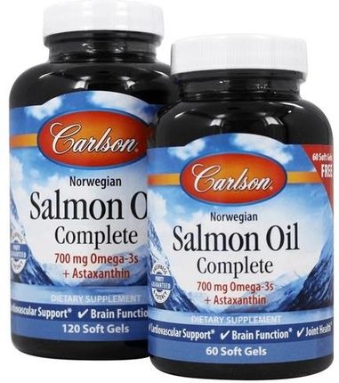 Carlson Labs Norwegian Salmon Oil Complete 120 + 60 kaps