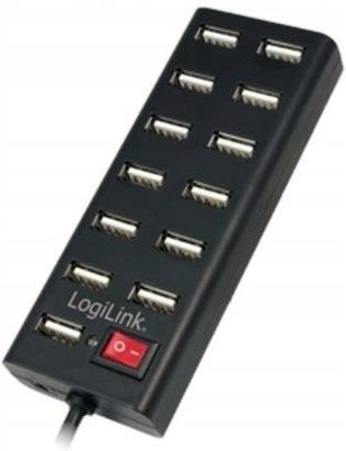 LOGILINK  UA0126 USB HUB 13-PORT USB2.0 WITH POWER  (4052792006902)