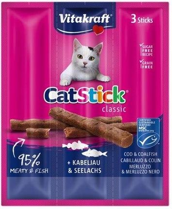 Vitakraft Cat Stick Dorsz I Czarniak 18G 2424003 