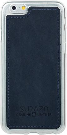 Surazo Back case Nubuk Granatowy Ciemny Niebieski do Apple iPhone 6 Plus / 6s Plus (51576W)