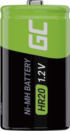 Batterie 2x D R20 HR20 Ni-MH 1,2 V 8000 mAh Green Cell