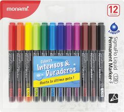 Zdjęcie Marker Permanentny F128 Monami 12 Kolorów - Chełmża