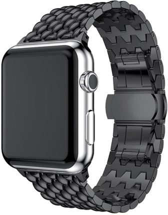 Xgsm Bransoleta pasek Stainless do Apple Watch 1/2/3/4/5 42/44mm Black