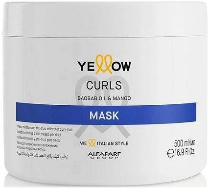 Yellow Curls Maska Do Włosów Falowanych I Kręconych 500Ml