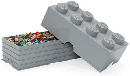 LEGO Pudełko Do Przechowywania Z 8 Wypustkami Szare