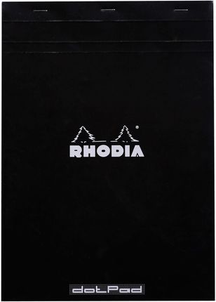 Blok Rhodia N°18 A4 21X29,7 Cm Kropki Czarny