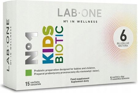 Lab One N°1 KidsBiotic Probiotyk  15 sasz
