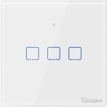 Sonoff Dotykowy Włącznik Światła Wifi T0 Eu Tx 3-Kanałowy