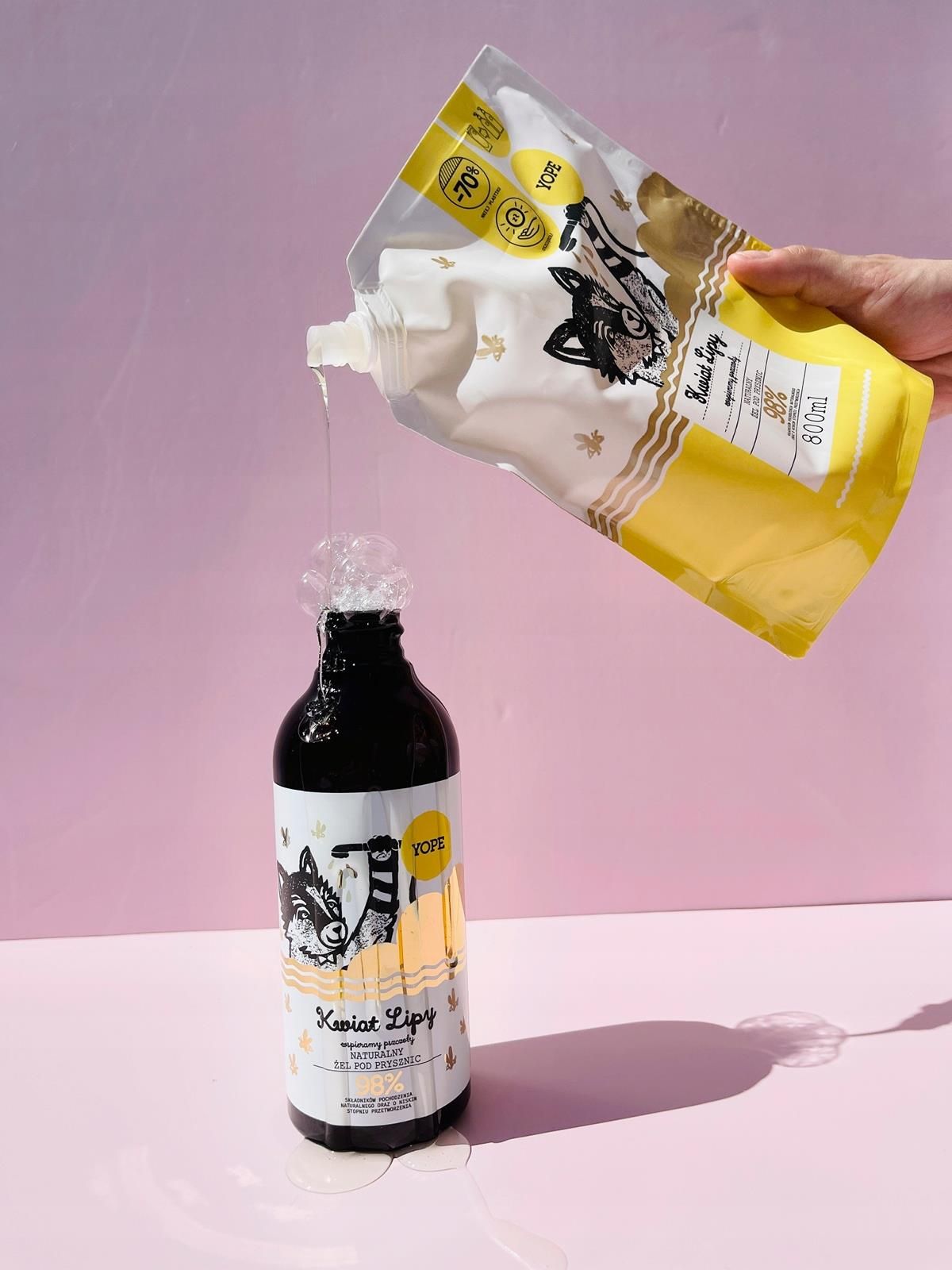 YOPE Żel pod prysznic Kwiat Lipy 800ml - zdjęcie 1 YOPE Żel pod prysznic Kwiat Lipy 800ml
