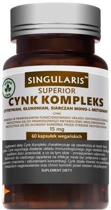 SINGULARIAS Cynk Kompleks 15mg 60 kaps