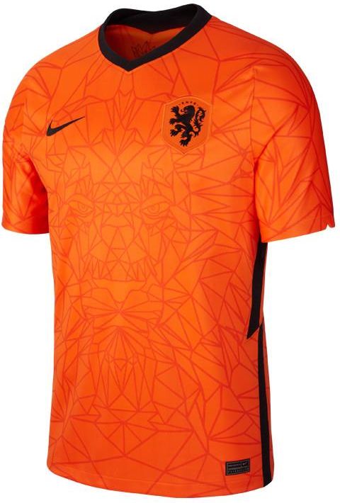 Nike Netherland KNVB Breathe Stadium Home 20/21 T-Shirt Orange